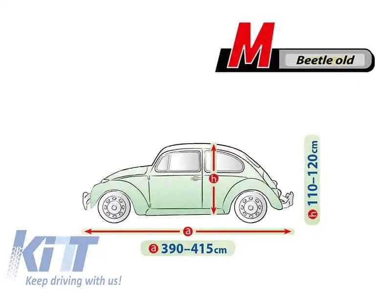 Husă Kegel seria Mobile dimensiune M gri potrivită pentru Beetle, 390-415x110-120cm-image-6212410