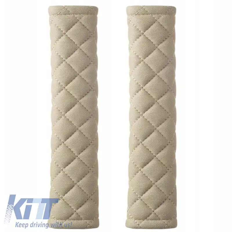 Husă pentru centură de siguranță Swiss 26x6.3cm Bej cu cusătură bej 2 buc CSP2100-image-6315843
