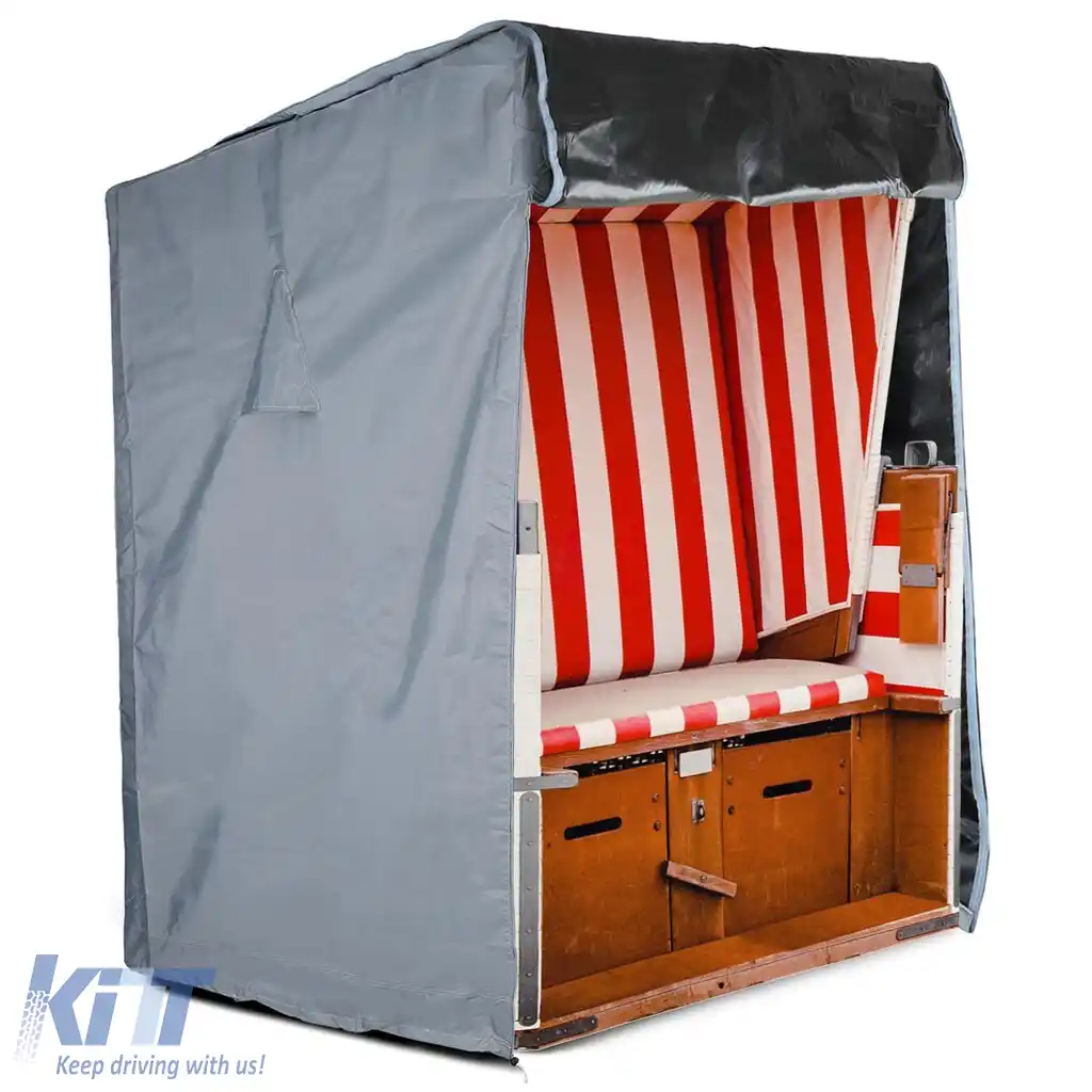 Husă protectoare premium pentru șezlong gri 160/150x135x100cm-image-6198723