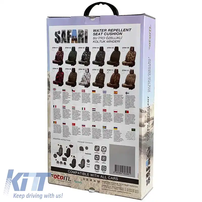 Husă semi pentru scaun potrivită pentru Otom Safari Concept Fabric 