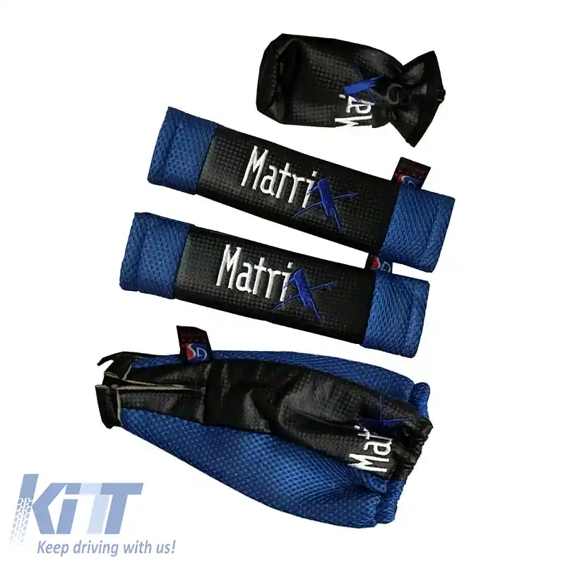 Husă volan PVC Matrix Albastru Mediu 38cm-image-6294615