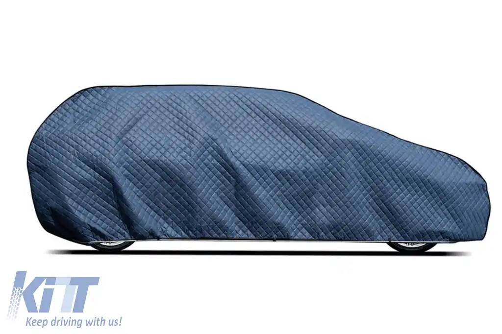 Husa Carpassion Pillow potrivită pentru mașini hatchback, break împotriva grindinei dimensiune XXM 405x430cm, albastru-image-6144640