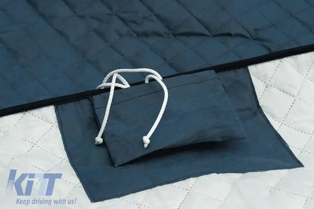 Husa Carpassion Pillow potrivită pentru mașini hatchback, break împotriva grindinei dimensiune XXM 405x430cm, albastru-image-6144644