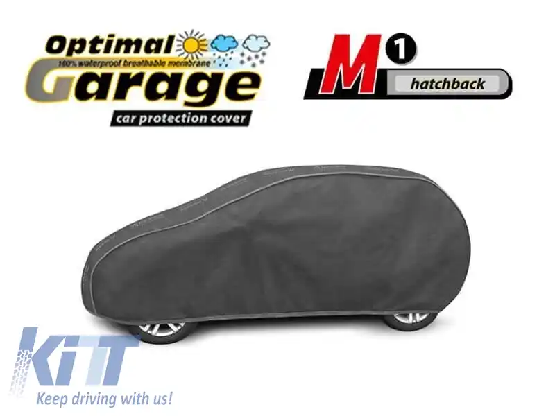 Husa Kegel Optimal Garage seria M1, culoare grafit, potrivită pentru hatchback