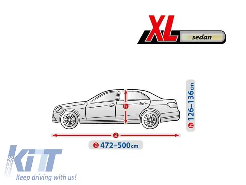 Husa Kegel Optimal Garage seria XL, culoare grafit potrivită pentru sedan-image-6130940