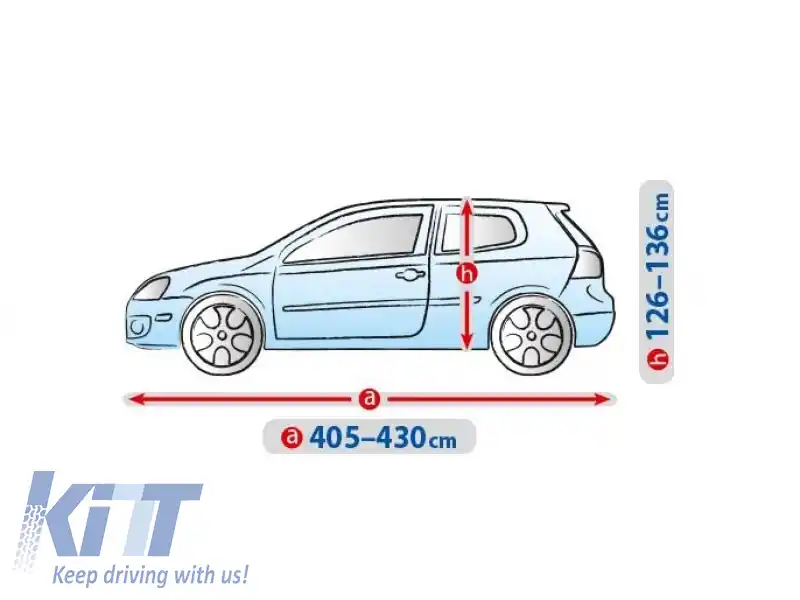 Husa Kegel seria Basic dimensiune L1 gri potrivită pentru hatchback/combina-image-6130336