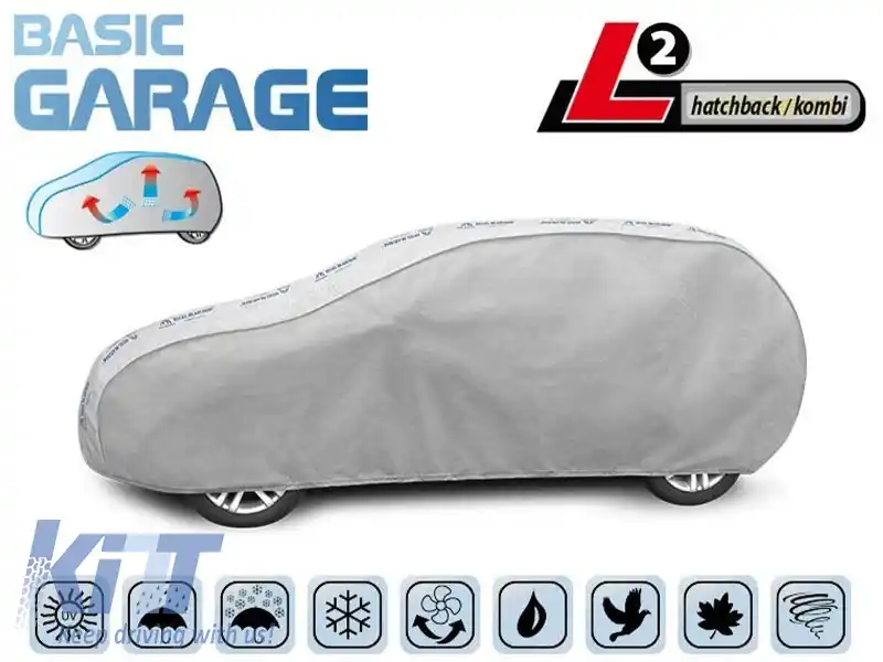 Husa Kegel seria Basic dimensiune L2 gri potrivită pentru hatchback/combinate