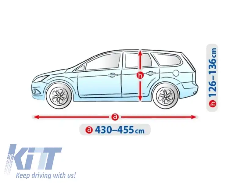 Husa Kegel seria Basic dimensiune L2 gri potrivită pentru hatchback/combinate-image-6130346