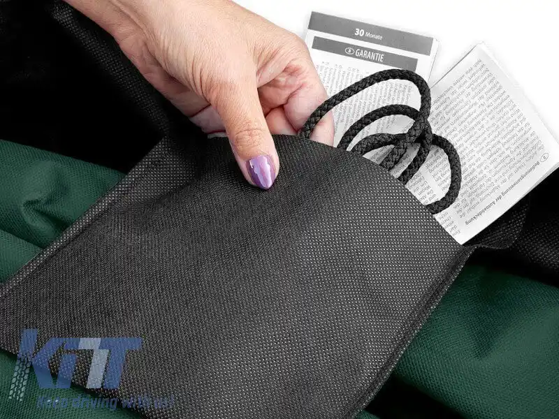 Husa Kegel seria Membrane Garage dimensiune M1 verde potrivită pentru hatchback, 355-380x126-136cm-image-6131100