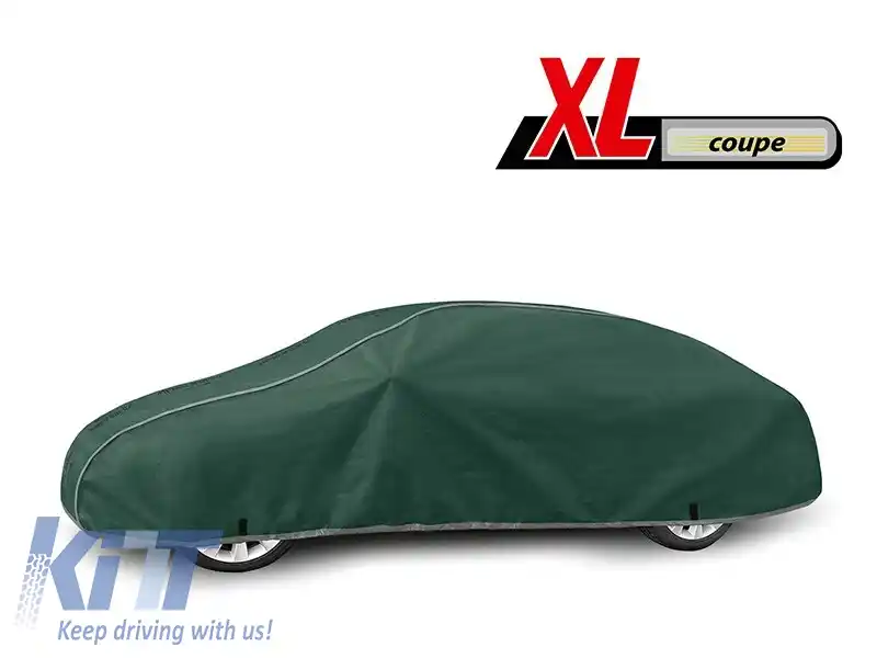 Husa Kegel seria Membrane Garage dimensiune XL verde pentru coupe 440-480x115-125cm-image-6131194