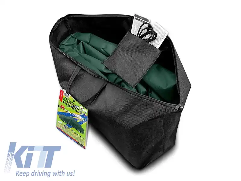 Husa Kegel seria Membrane Garage dimensiune XL verde pentru coupe 440-480x115-125cm-image-6131198