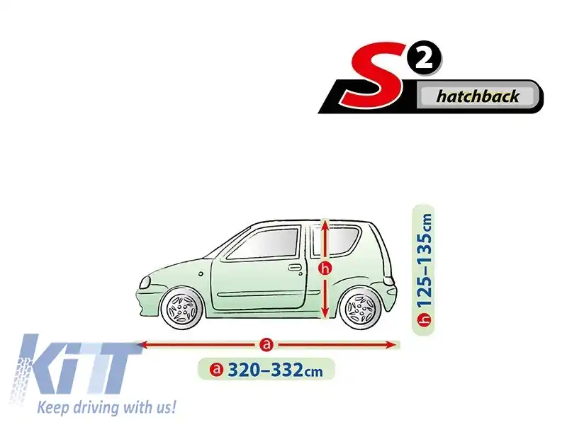 Husa Kegel seria Mobile dimensiune S2 gri potrivită pentru hatchback-image-6212450