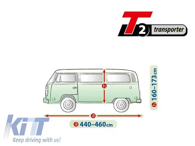 Husa Kegel seria Mobile dimensiune T2 gri potrivită pentru Transporter-image-6212392