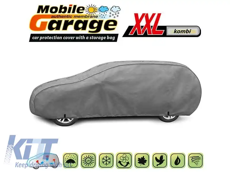 Husa Kegel seria Mobile dimensiune XXL gri potrivită pentru hatchback/combinate, 485-505x127-137cm