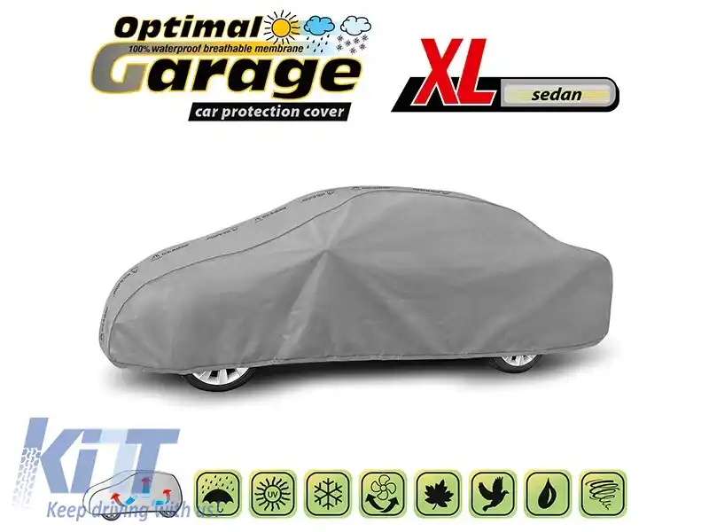 Husa Kegel seria Optimal Garage 2 dimensiune XL gri potrivită pentru sedan