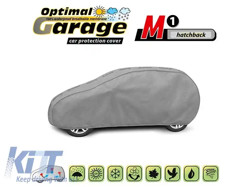Husa Kegel seria Optimal Garage dimensiune M1 hatchback, gri