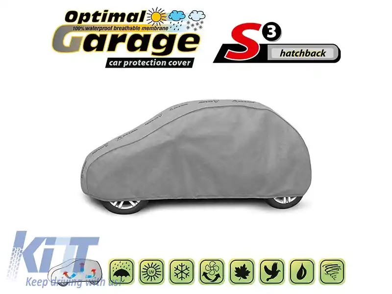 Husa Kegel seria Optimal Garage dimensiune S3 hatchback, gri