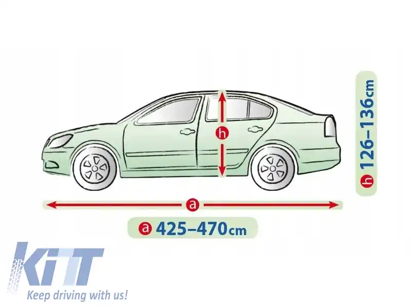 Husa Kegel seria Perfect dimensiune L albastră potrivită pentru Sedan-image-6131036