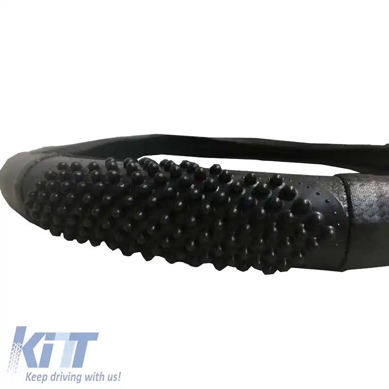 Husa volan PVC Matrix Roșu Medie 38cm-image-6294620