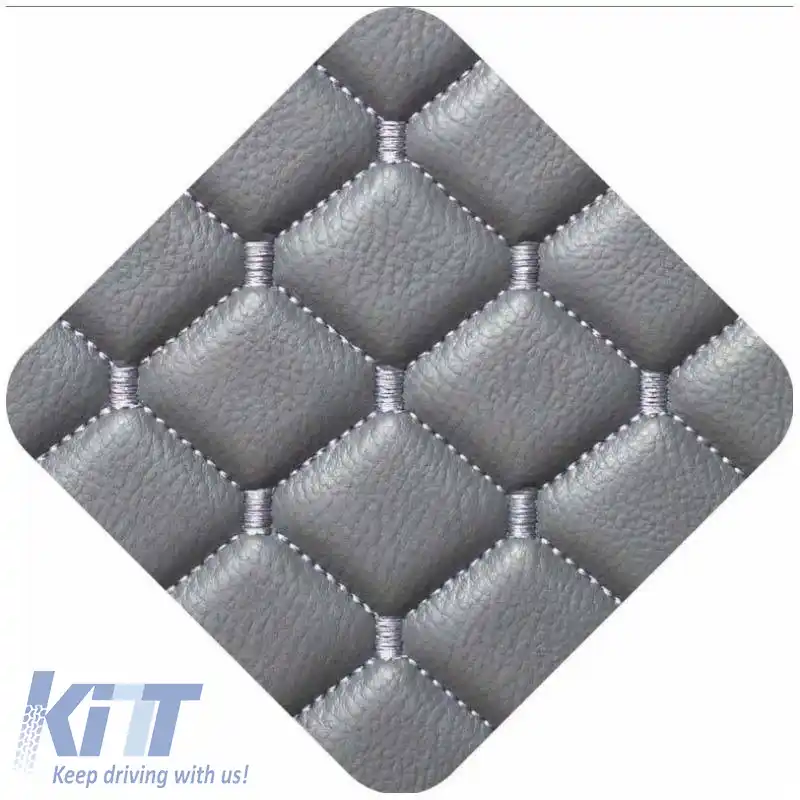 Huse semi pentru scaunele din față PU gri regal 4 piese-image-6292497