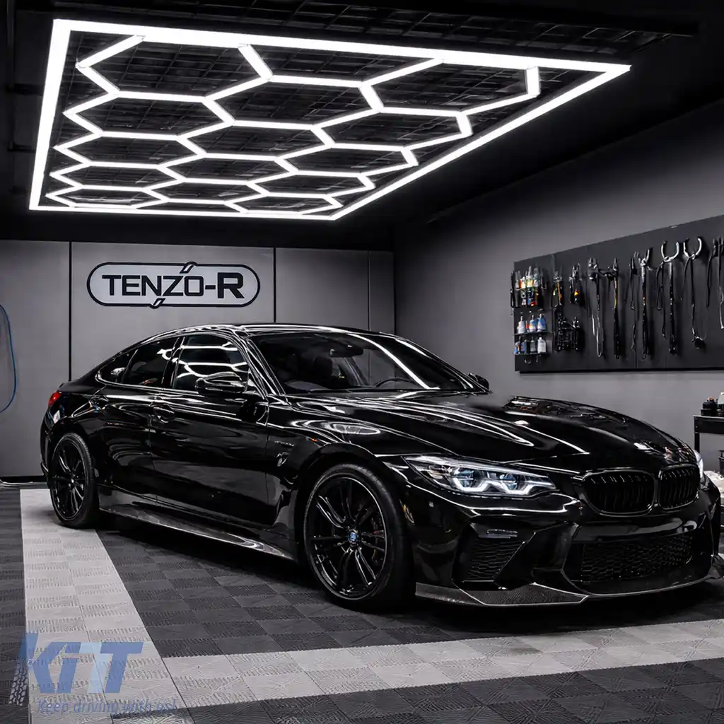 Iluminare LED hexagonală pentru atelierul de garaj showroom 14 câmpuri 2.44 x 4.85 m