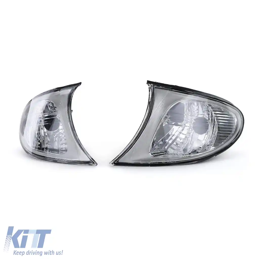 Indicator alb clar dreapta stânga potrivit pentru BMW E46 Sedan Touring 01-05-image-6191032