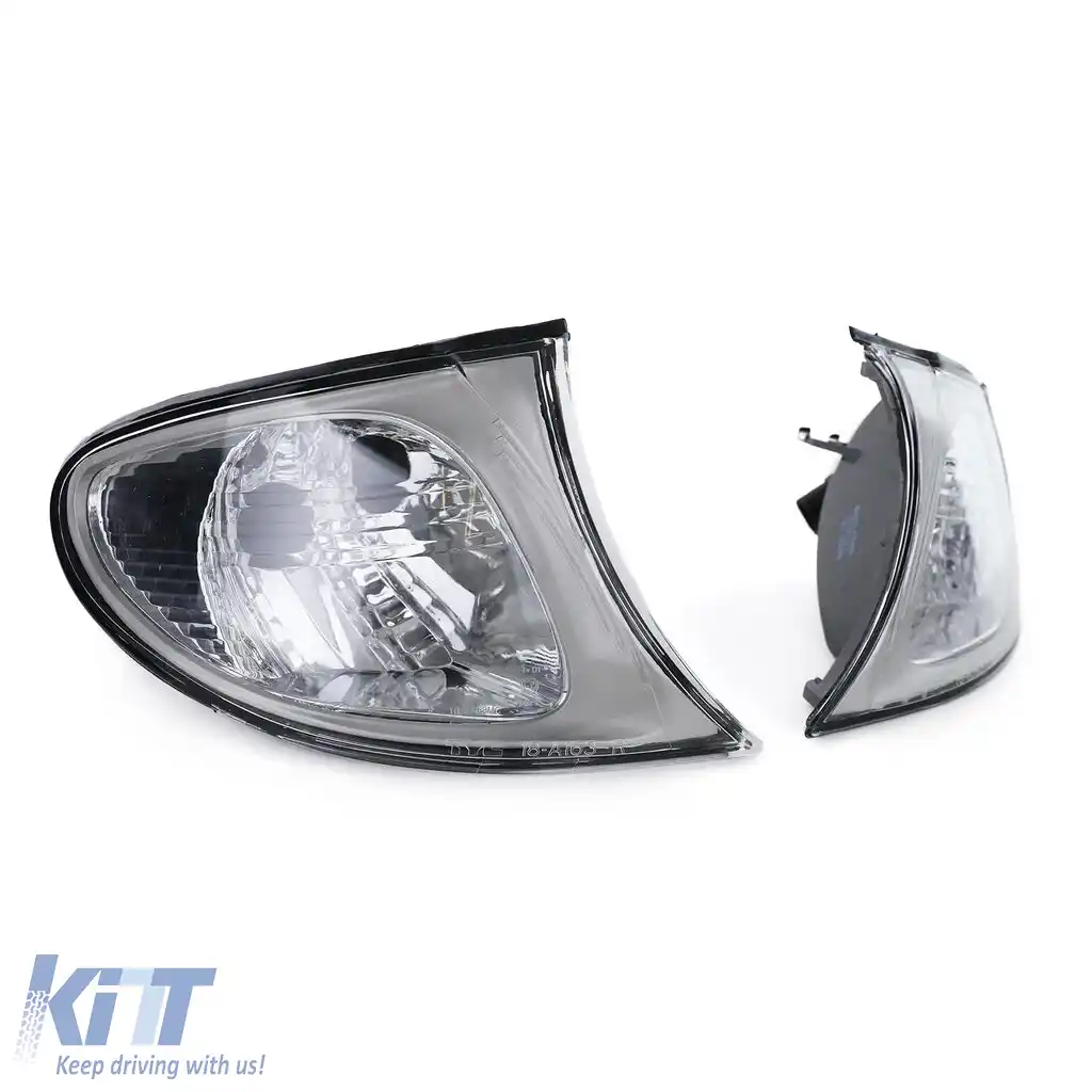 Indicator alb clar dreapta stânga potrivit pentru BMW E46 Sedan Touring 01-05-image-6191033