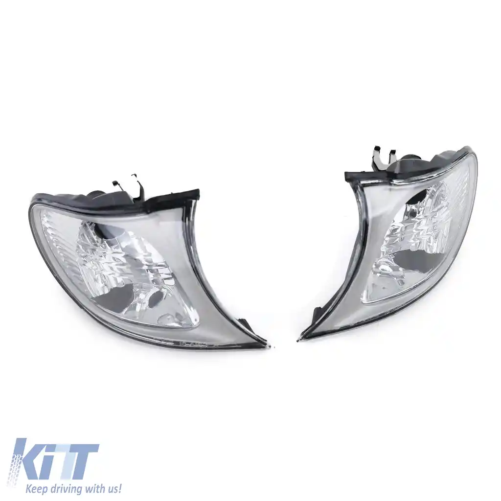 Indicator alb clar dreapta stânga potrivit pentru BMW E46 Sedan Touring 01-05-image-6191034