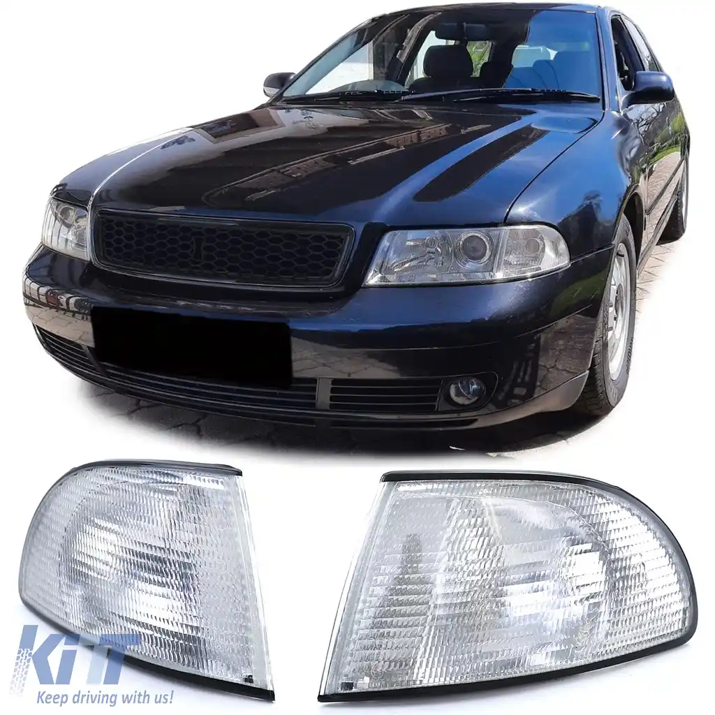 Indicator Alb Pachet Stânga Dreapta pentru Audi A4 B5 Sedan Avant Estate 94-01
