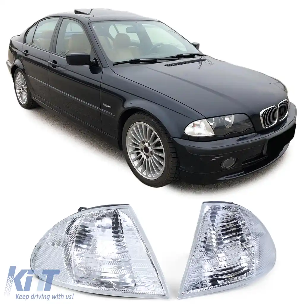 Indicator alb pereche potrivit pentru BMW Seria 3 Sedan Touring E46 98-01
