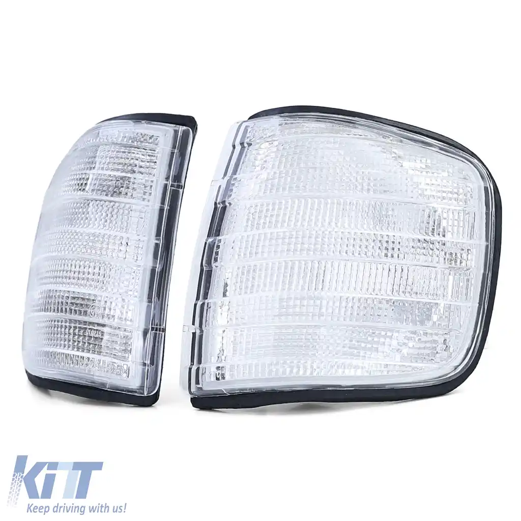 Indicator alb pereche potrivit pentru Mercedes S-Class W126 sedan 80-91-image-6195255