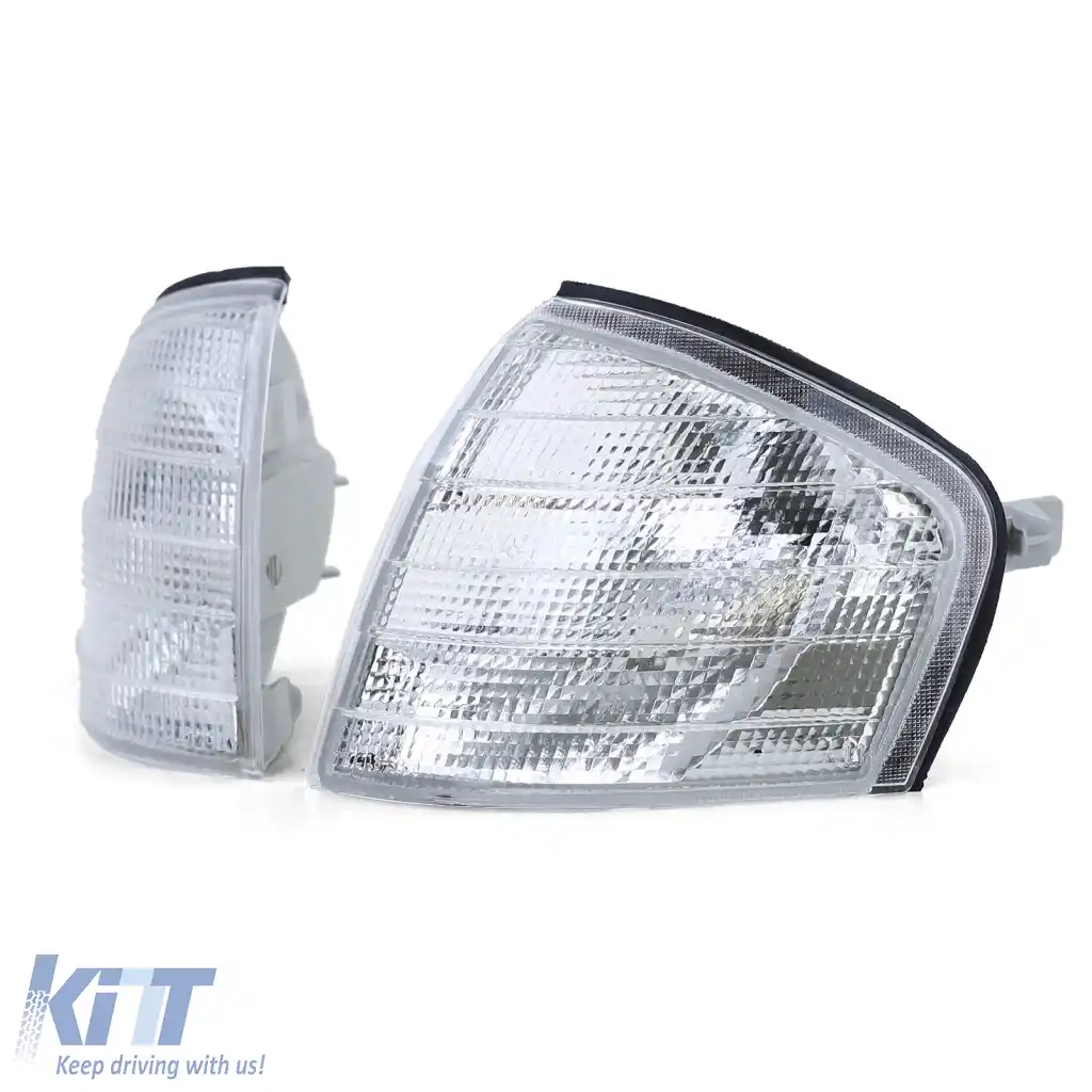 Indicator alb pereche, potrivit pentru Mercedes C-Class W202 Sedan S202 Estate T-Model 93-01-image-6263950