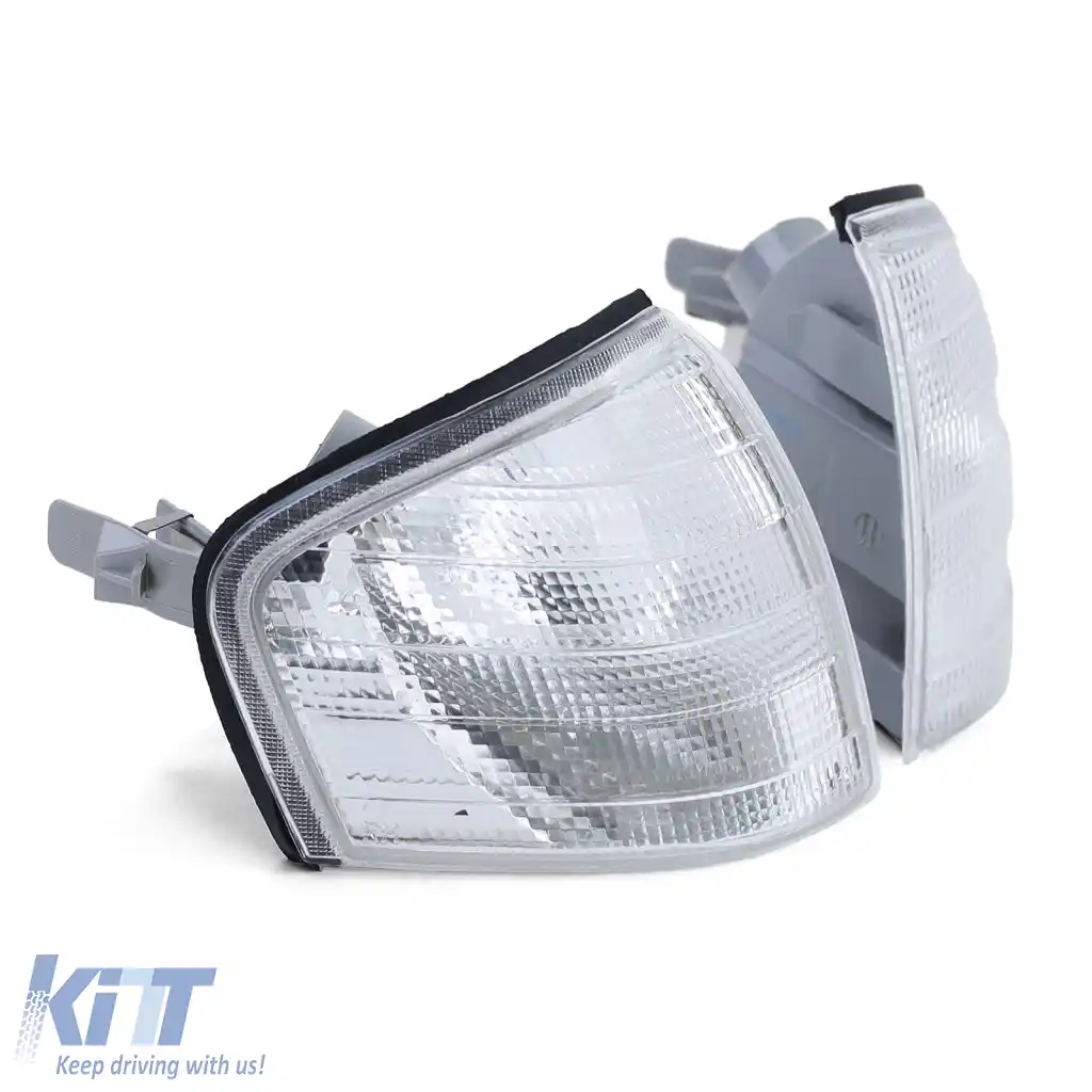 Indicator alb pereche, potrivit pentru Mercedes C-Class W202 Sedan S202 Estate T-Model 93-01-image-6263951