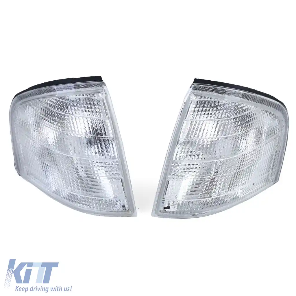 Indicator alb pereche, potrivit pentru Mercedes C-Class W202 Sedan S202 Estate T-Model 93-01-image-6263952