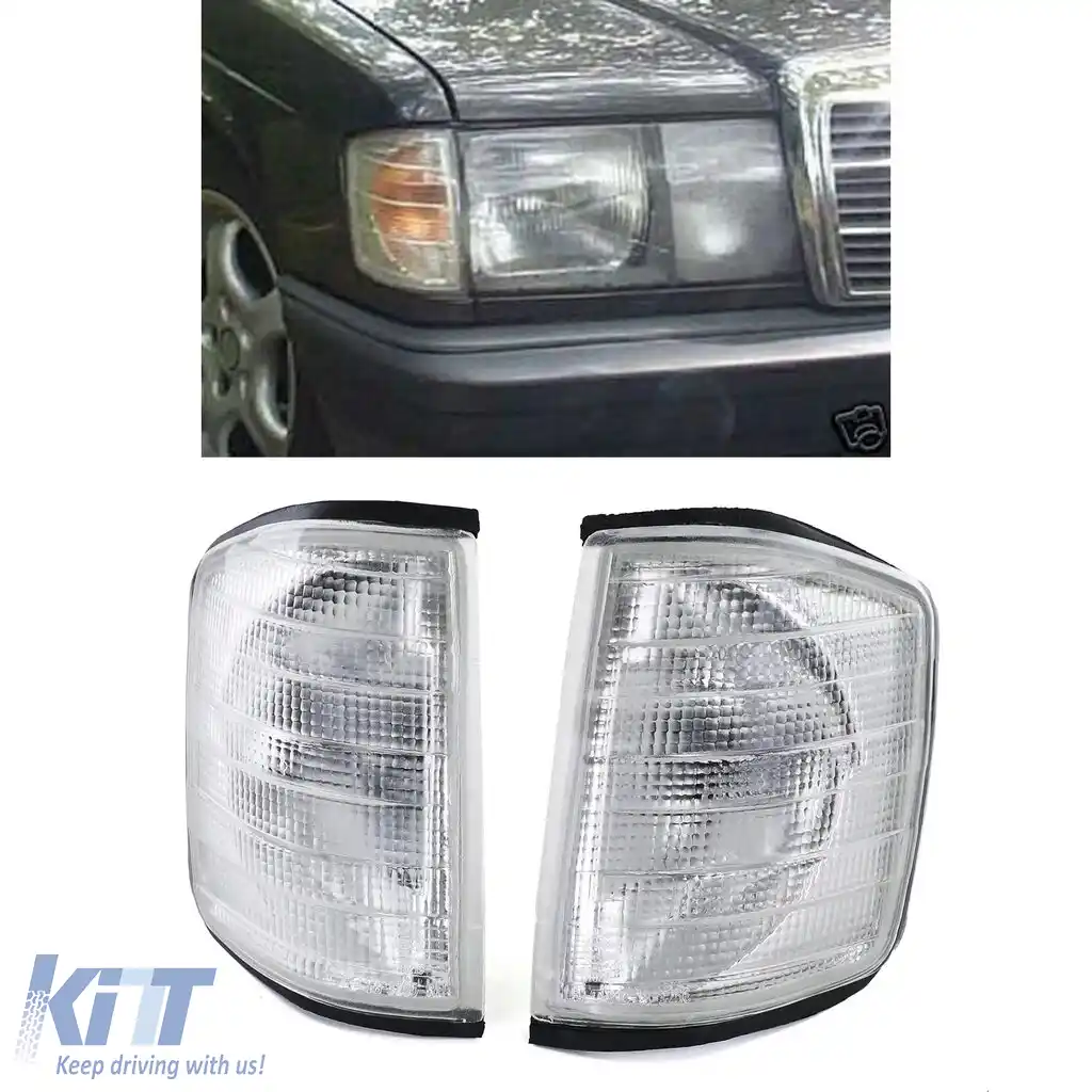 Indicator alb - pereche potrivită pentru Mercedes 190 W201 82-93