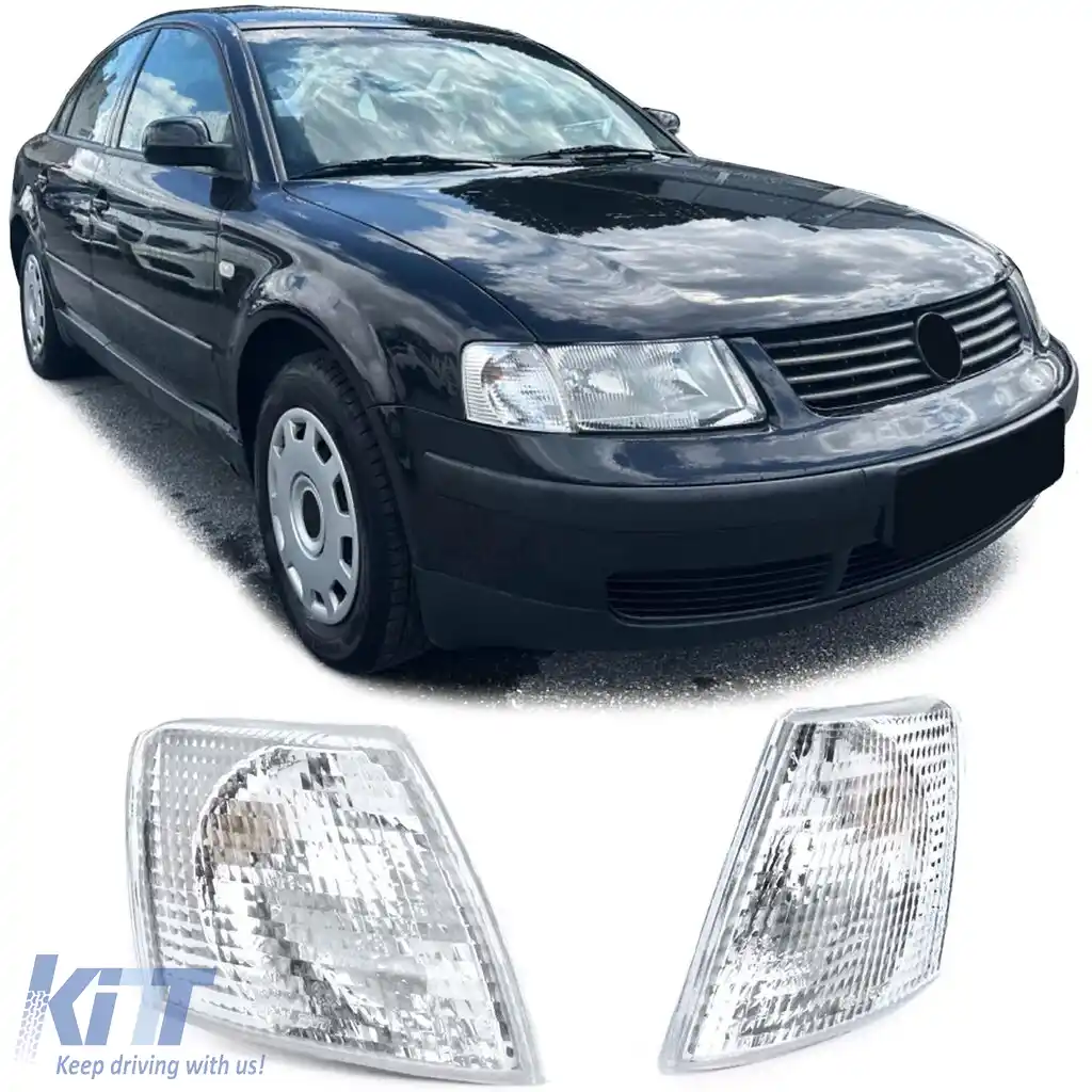Indicator Alb Pereche Stânga Dreapta potrivit pentru VW Passat 3B Sedan Variant 96-00