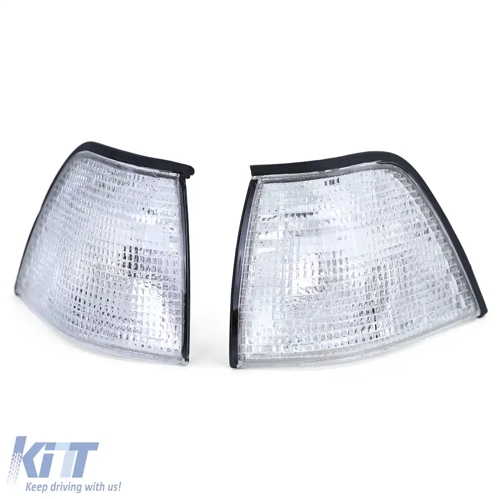 Indicator alb transparent potrivit pentru BMW 3 SERIE E36 Sedan Touring Compact 90-99-image-6191064