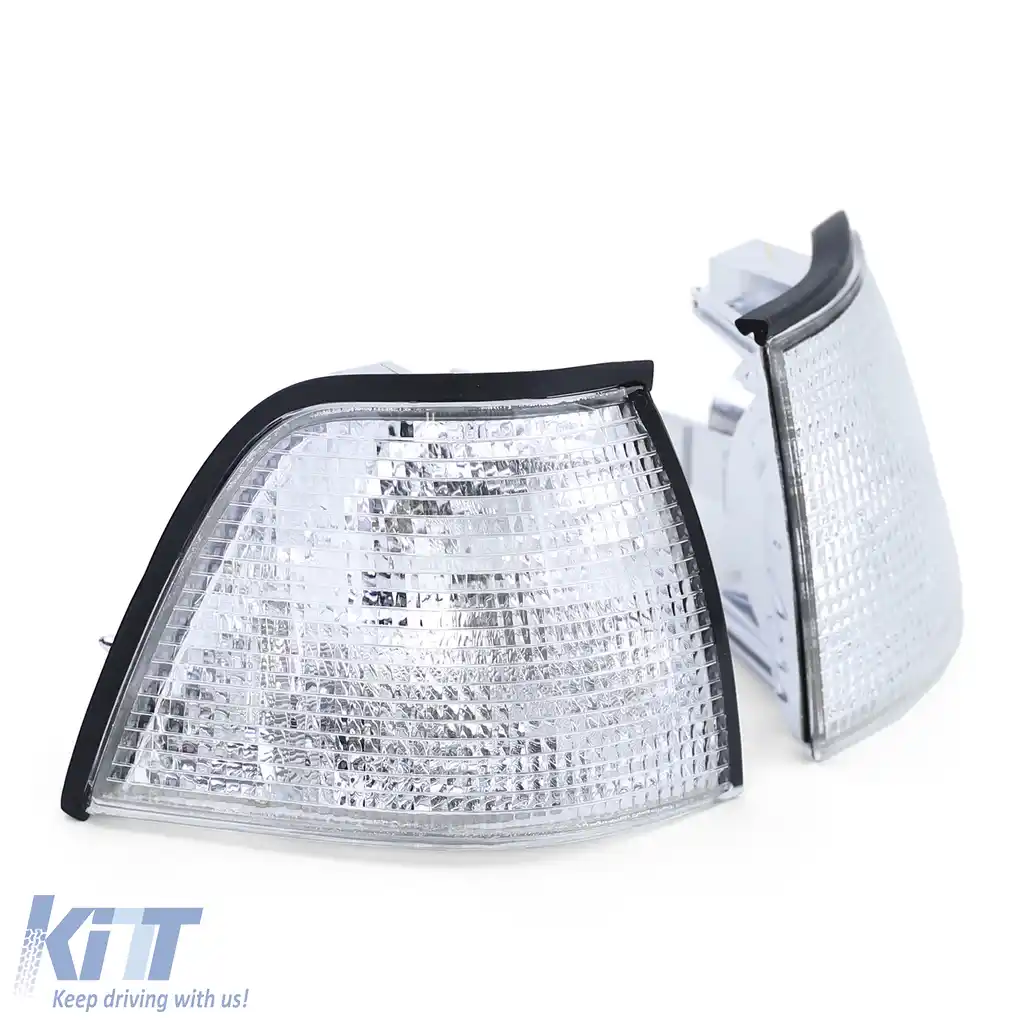 Indicator alb transparent potrivit pentru BMW 3 SERIE E36 Sedan Touring Compact 90-99-image-6191066