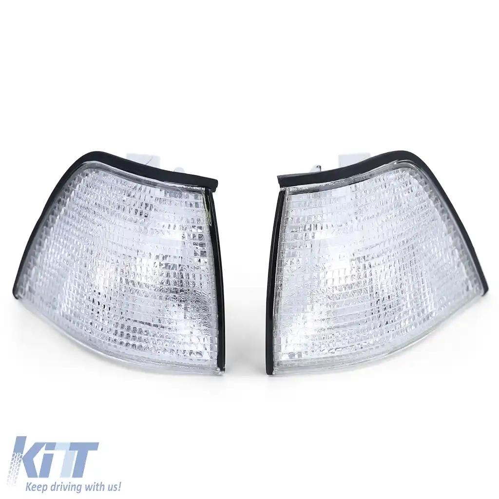 Indicator alb transparent potrivit pentru BMW 3 SERIE E36 Sedan Touring Compact 90-99-image-6191067