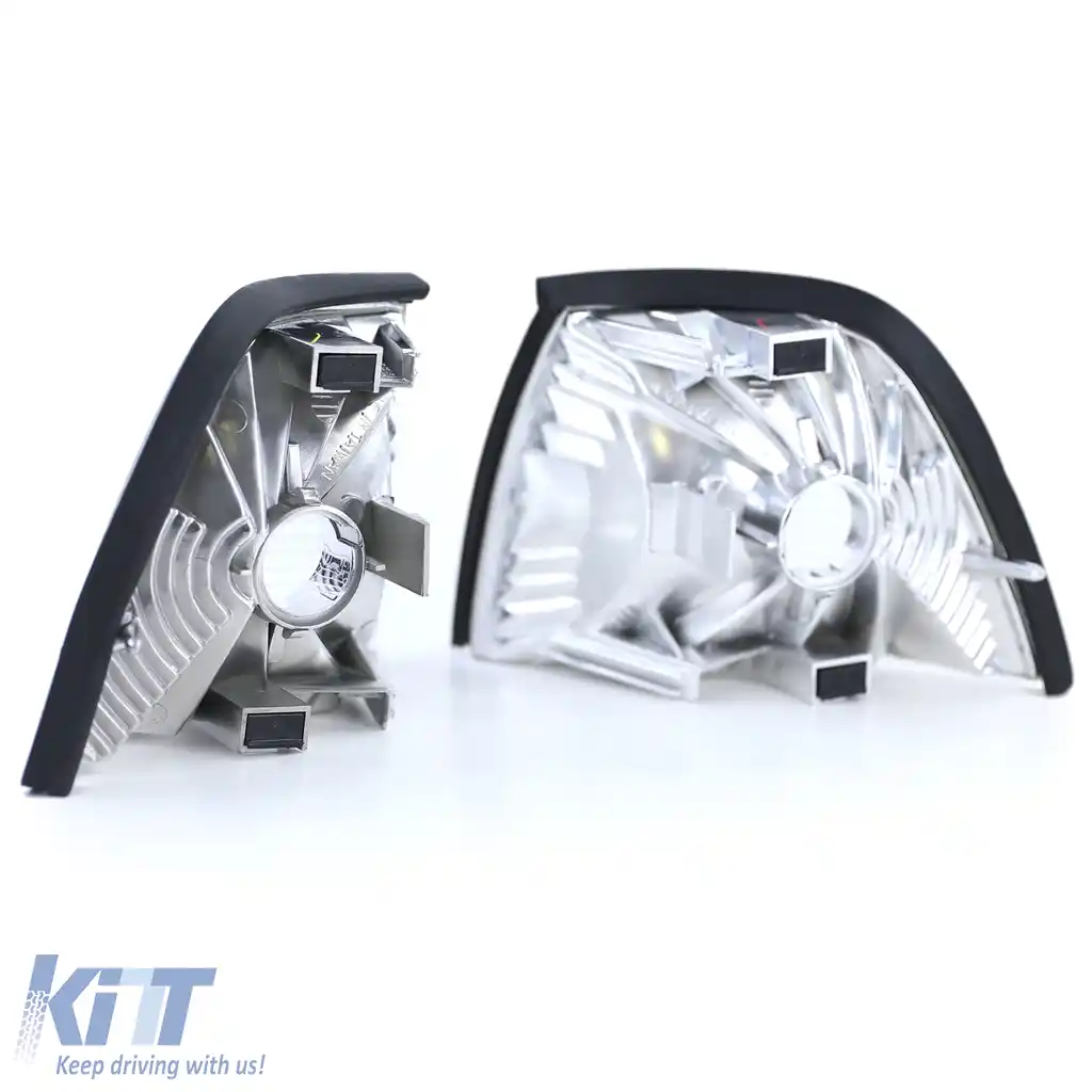 Indicator alb transparent potrivit pentru BMW 3 SERIE E36 Sedan Touring Compact 90-99-image-6191069