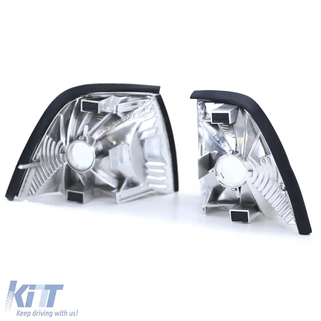 Indicator alb transparent potrivit pentru BMW 3 SERIE E36 Sedan Touring Compact 90-99-image-6191070