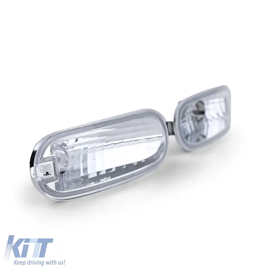 Indicator frontal din sticlă clară cu crom pentru VW New Beetle 98-06-image-6257325