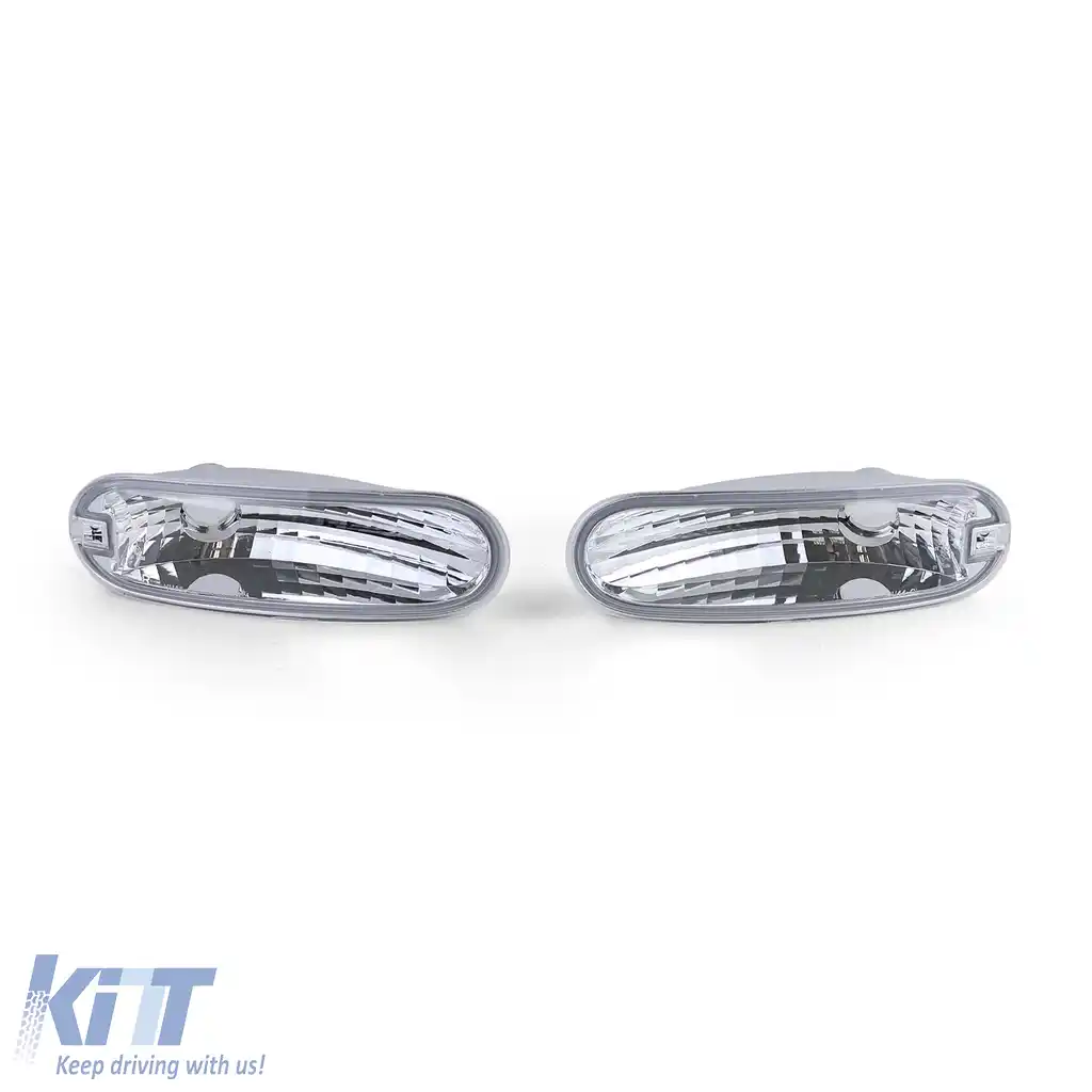 Indicator frontal din sticlă clară cu crom pentru VW New Beetle 98-06-image-6257326