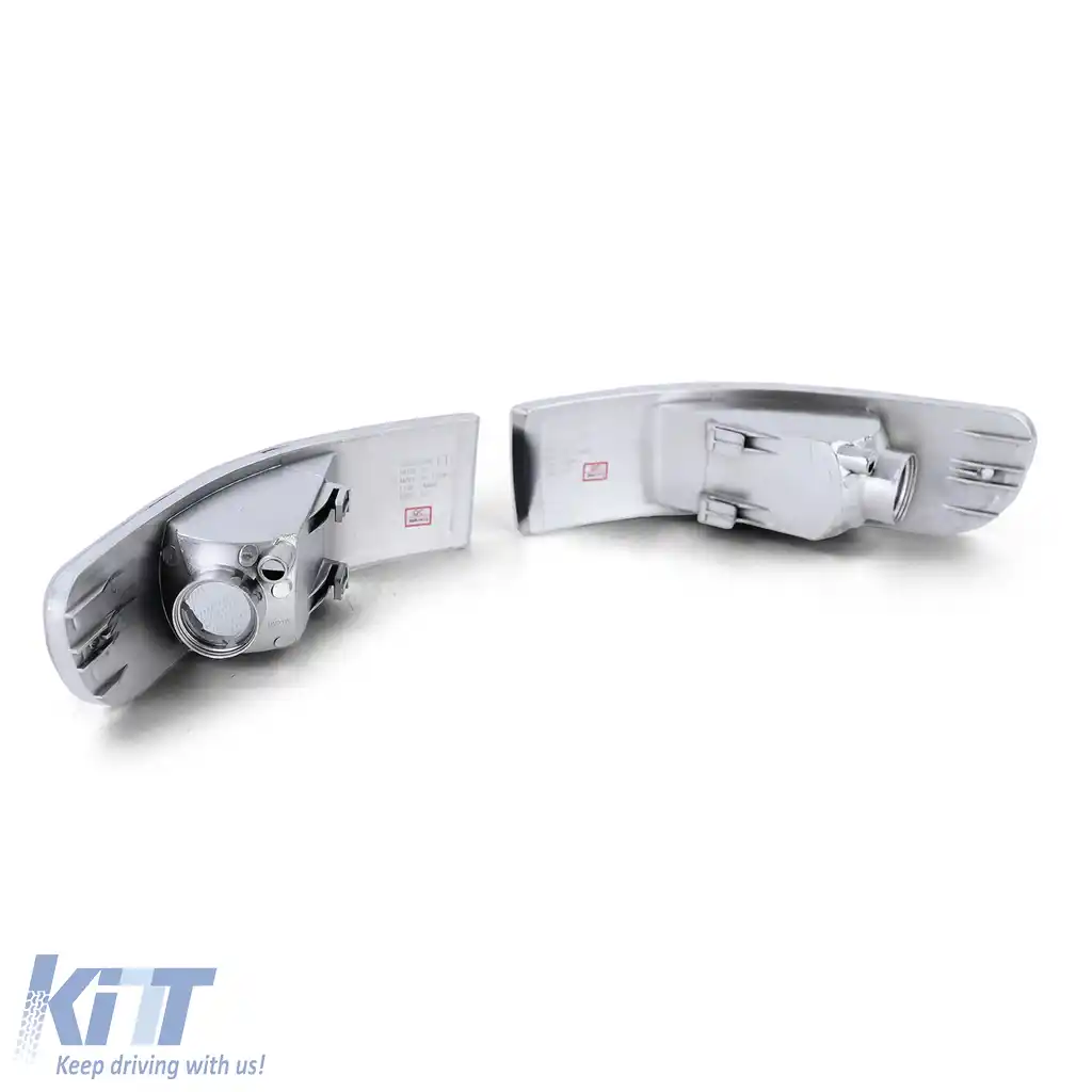 Indicator frontal transparent alb pereche potrivit pentru Porsche 911 993 93-97-image-6194525