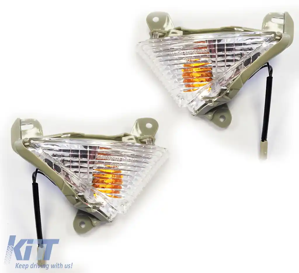 Indicator frontal transparent pentru motocicletă potrivit pentru Kawasaki Z 1000 10-13 cu marcaj E