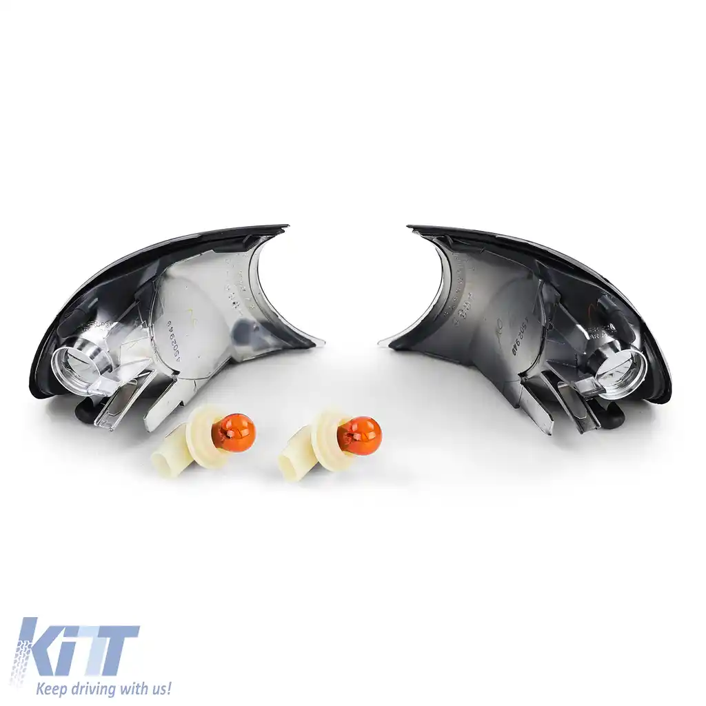 Indicator Fum Negru Aspect Cristal potrivit pentru BMW Seria 3 E46 Coupe Cabriolet 98-01-image-6201852