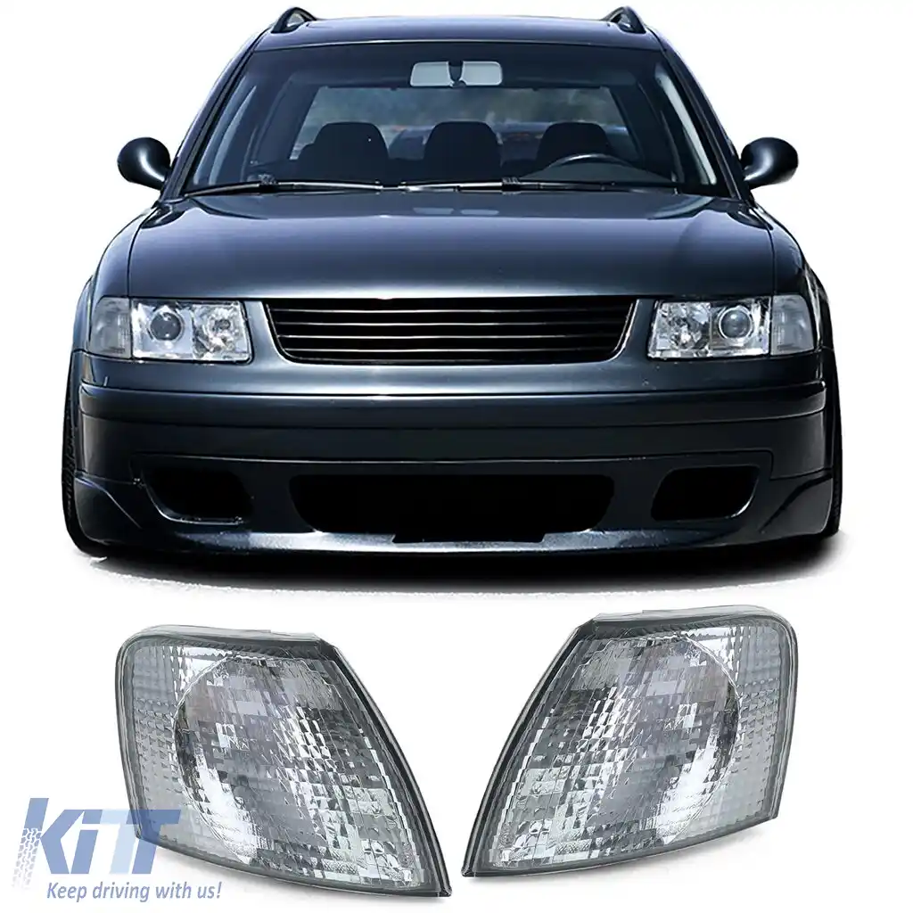 Indicator Fum Negru Pachet Stânga Dreapta pentru VW Passat 3B Sedan Variant 96-00