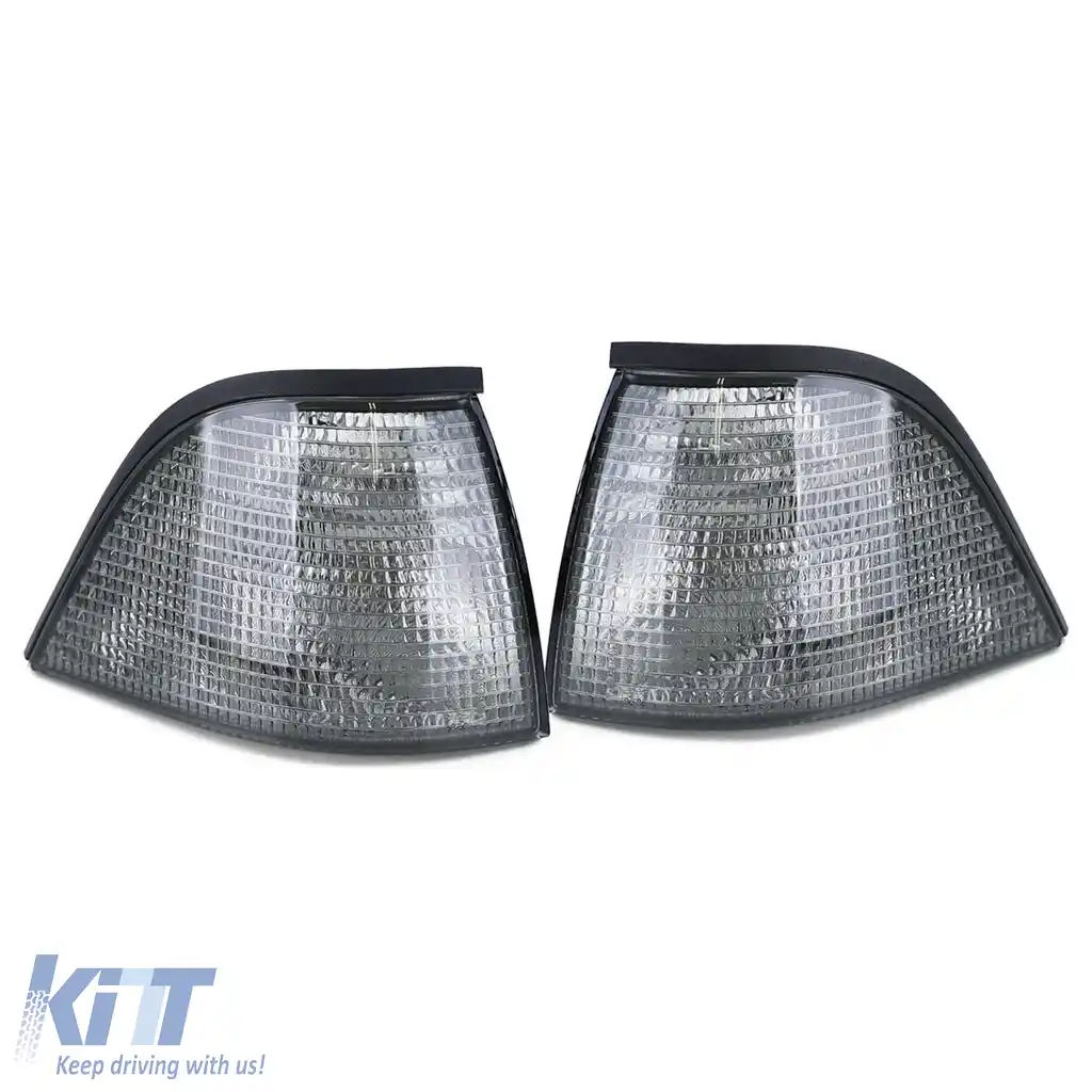 Indicator Fum Negru Pairs potrivit pentru BMW Seria 3 E36 Coupe Cabriolet 91-99-image-6209424