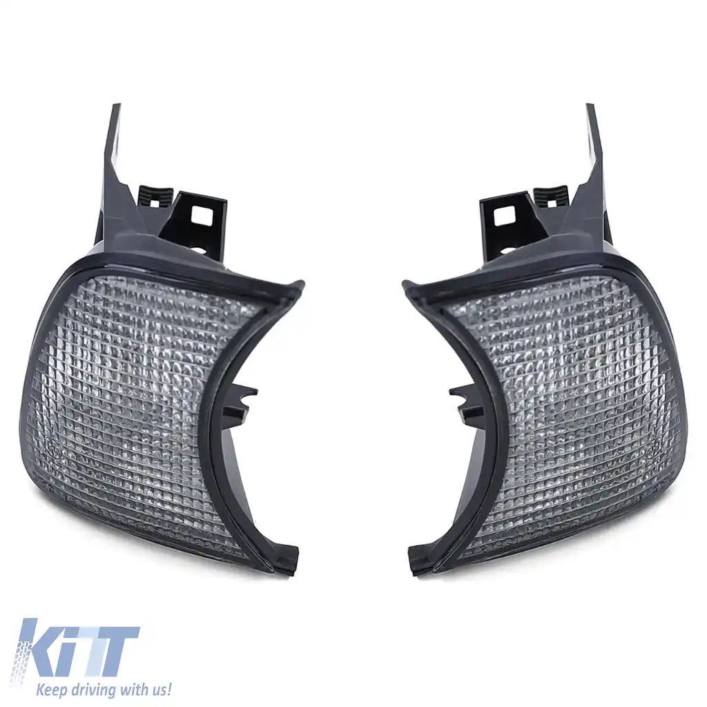 Indicator Fum Negru Pairs Stânga Dreapta potrivit pentru BMW Seria 5 E34 87-97-image-6198968