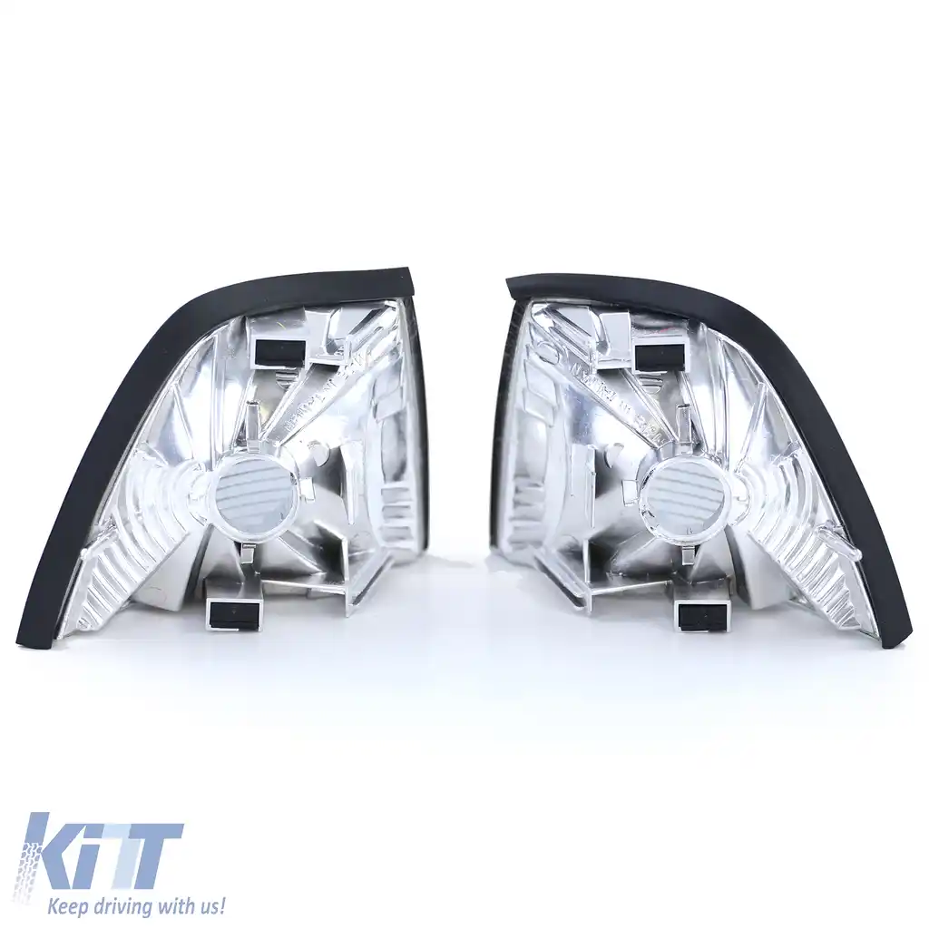 Indicator Fum Negru potrivit pentru BMW Seria 3 E36 Sedan Touring Compact 90-99-image-6209408